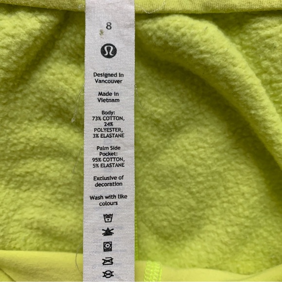 Lululemon Loungeful High-Rise Short Electric Lemon Size 8 - Picture 4 of 6